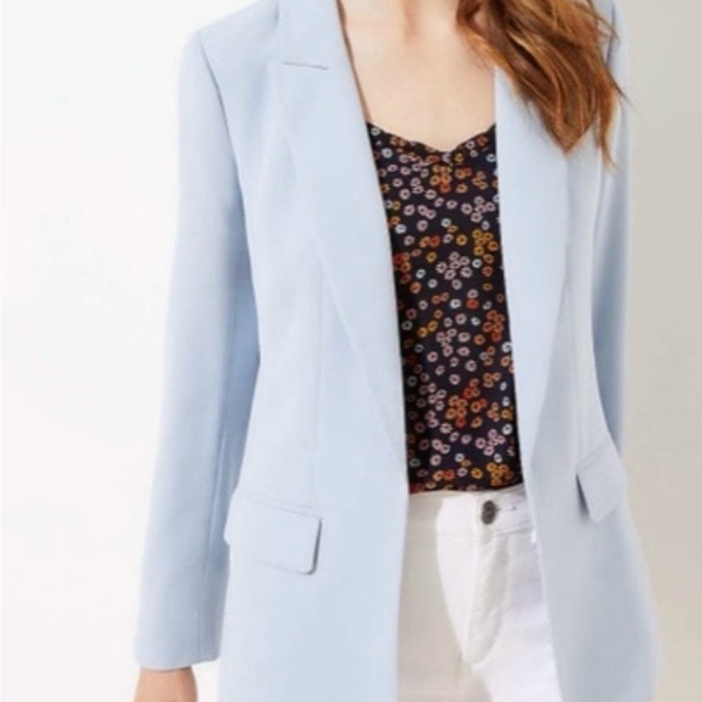 LOFT Soft Blue Women's Blazer